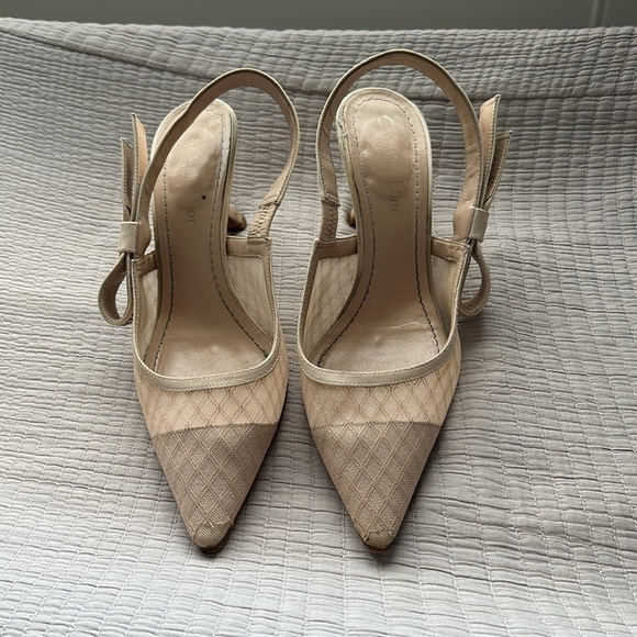 J’Adior Slingback Pump - transparent mesh with nude strass - Picture 3 of 5